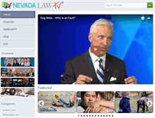 Tablet Screenshot of nevadalawtv.com